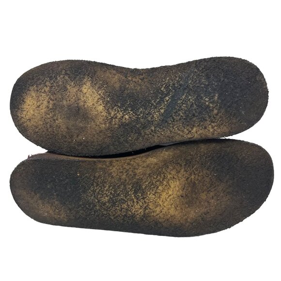 Clark’s Desert Trek Chukka Brown Red  Center Seam Suede Leather Gum Sole Size 12 - Picture 11 of 11